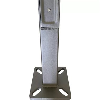 街路灯ランプ用 20 フィート アルミニウム 4 インチ スクエア ライト ポール